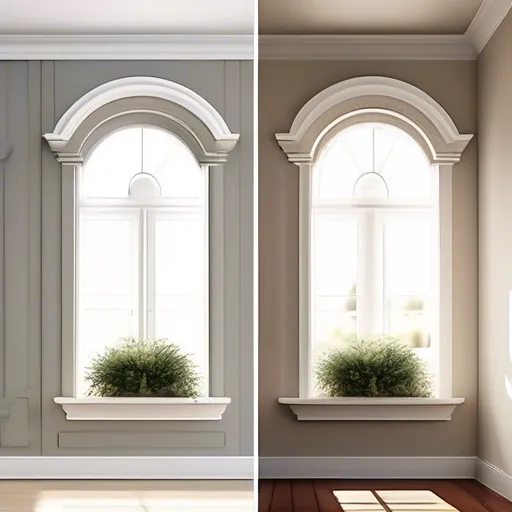 Moderní minimalistický štít