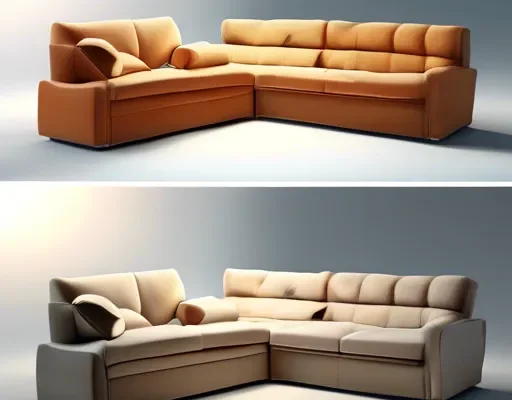 Způsoby balení čalouněného nábytku, zejména pohovek a křesel, pro přepravu.